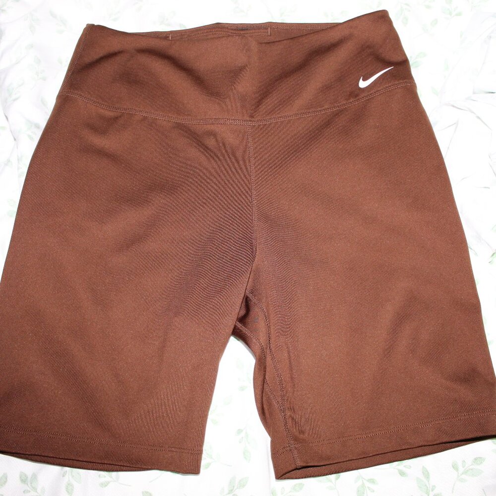 Nike High Waisted Brown Women's Biker Shorts